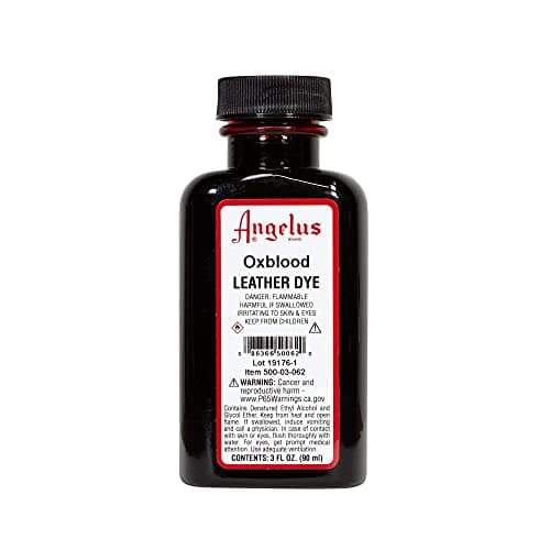 Angelus Leather Dye, 3 oz, Oxblood