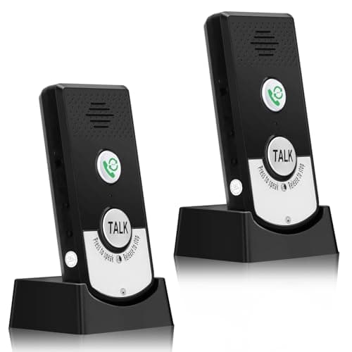 Intercoms for Home, 2 Way Intercom, Super Long Range Intercom System, 410m to 490m Home Intercom System for Home Hospital Office