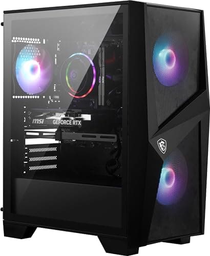 msi Codex R Gaming Desktop: Intel Core i5-13400F, Geforce RTX 4060, 16GB DDR5, 1TB m.2 NVMe SSD, 80+ Gold PSU, WiFi, Keyboard & Mouse, DIY Friendly, Windows 11 Home: 13NUC5-087US