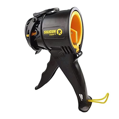 SILIGUN™ Gen-1 Compact Caulking Gun - No Drip Caulk Gun - Patented Design - Lightweight ABS Frame - Works with All 10 oz Tubes