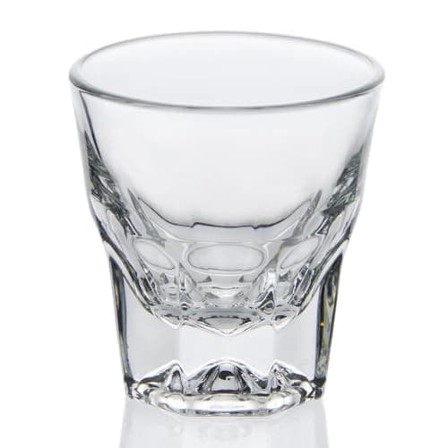Necessia Premium Cortado Glasses 4.5oz – Set of 2, Heat-Treated Tempered Glass, Elegant Espresso Cups, Durable Barista-Grade Coffee Glassware