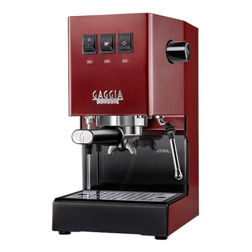 Gaggia RI9380/47 Classic Pro Espresso Machine,1.3liters, Cherry Red