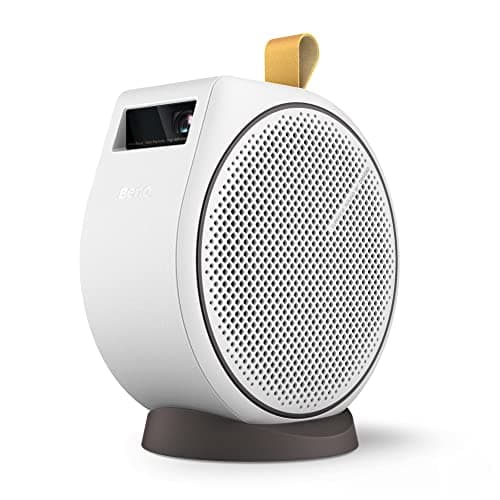 BenQ GV30 Portable Smart Projector | Extra Bass Bluetooth Speaker | Android TV | Auto Focus & Vertical Keystone | 135 Degree Projection Angle | WiFi | AirPlay | HDMI | USB-C (Renewed)