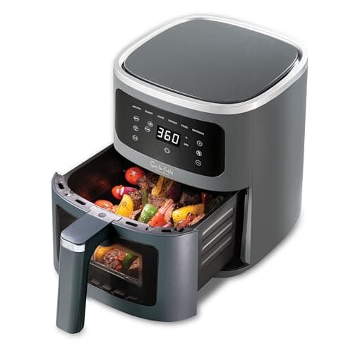 Sur La Table Compact 4.2 Quart Air Fryer - Digital LED Touchscreen - 6 Presets