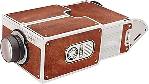 PULABO Novelty Cardboard Mini Smartphone Projector Cell Phone Projector Home Cinema in ONE Box, Great Gift for Family Kids Toys Convenient