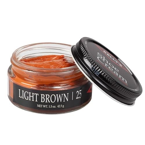 Kelly's Light Brown Shoe Polish 1.5 oz - Professional Leather Shoe Cream