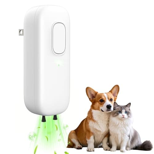 Cat Litter Deodorizer 99% Negative Ion Odor Eliminator, Plug In Filter-free Air Purifier for Pets, Bedroom, Office, Kitchen, Toilet, Wardrobe, Shoe, Garage, Quiet Portable Mini Air Cleaner