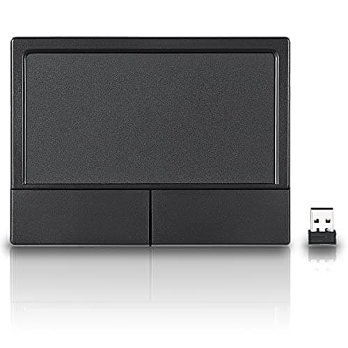 Perixx PERIPAD-704 Wireless Touchpad, Portable Track Pad for Desktop and Laptop User, Large Size 4.72x3.54x0.74 inches (Wireless), Black