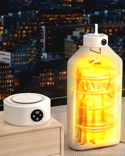 Ptalseaw Portable Clothes Dryer for Apartment, Dorm, RV, Travel - Mini, Small Dryer - Quick and Easy to Use