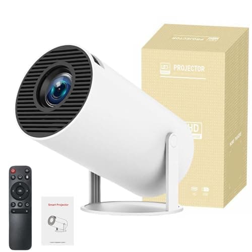 Mini 210° Smart Projector With Extra Large-Screen Display, 1080p Full Hd Smart Portable Projector With 180° Rotation, Auto Keystone, Support 1080p, For Smartphone/Laptop