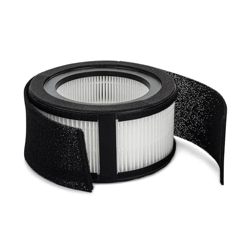 Crane Genuine Air Purifier Replacement Filter For Model EE-5067, HS-1944 HEPA Air Filter Replacement, Pack Of 1, 3-Stage Filtration For Better Indoor Air Quality