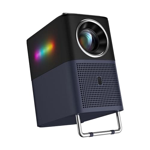 TCL A1 GTV Projector with Official Netflix Licensed, 1080P Portable Outdoor Movie Projector, 360 ISO Lumens, 4K Supported Bluetooth WiFi Projector, 120" Screen, Auto Focus, Dolby Digital, 16W Speaker
