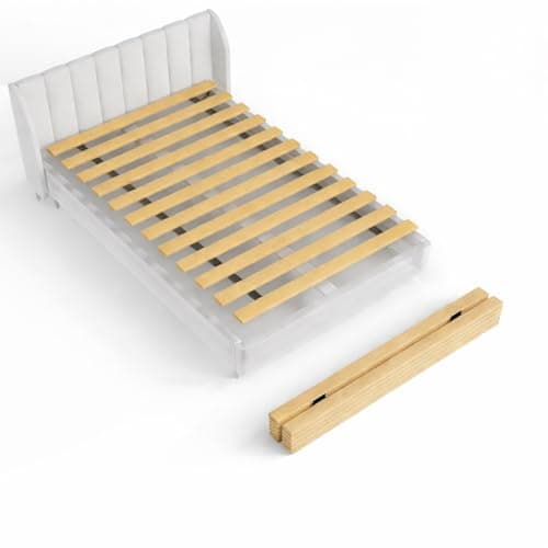 Zayton, Wooden Queen Bed Slats for Support Under Mattress – Replacement Wood Slats for Queen Size Bed Frame – Under Mattress Support Without Extra Height – 2.38 Standard Width