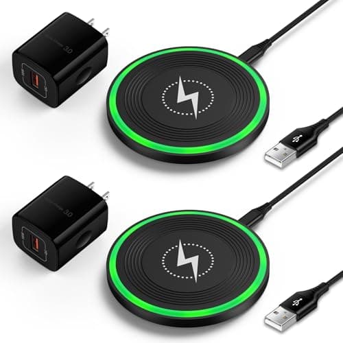 for Motorola Wireless Fast Charging Pad for Moto G Stylus 5G 2024/Edge 50/razr+ 2024/razr 2024/Razr, 15W Samsung Wireless Android Charger Station with Charger Block for Galaxy S25/S24/S23/S22/Z Flip6