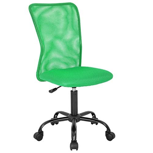 BestOffice Ergonomic Office Chair Desk Chair Mesh Computer Chair Armless Back Support Modern Executive Rolling Swivel Chair with Lumbar Support(Green)