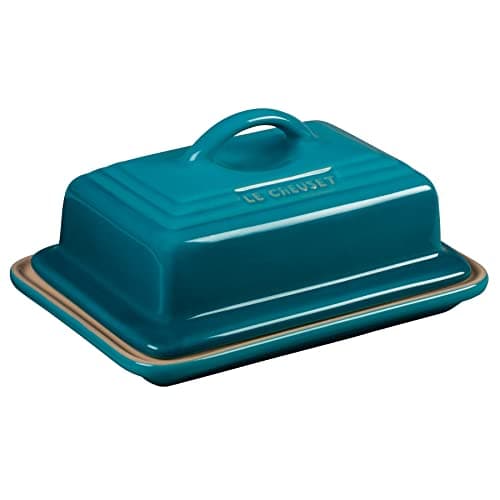 Le Creuset Stoneware European Butter Dish, Caribbean