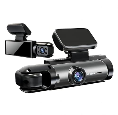 Dash Cam Pro 2.0 2025 Upgrade, 2.5K Full HD Dual Channel, 150° Wide Angle, Built-in WiFi & GPS, G-Sensor,24H Parking Mode with Motion Detection, Loop Recording, Support SD Card