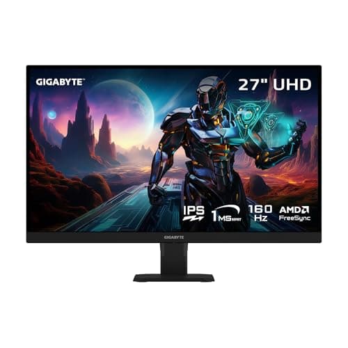 GIGABYTE - GS27U - 27" SS IPS Gaming Monitor - UHD 3840x2160-160Hz - 1ms MPRT - AMD FreeSync Premium - HDMI, DP - Black