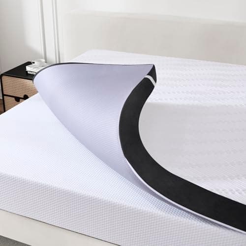 Vastlally Firm Mattress Topper 3 Inch Queen Size Memory Foam Mattress Topper with Removable Washable Cover,High Density Cooling Pad Pressure Relief Bed Topper