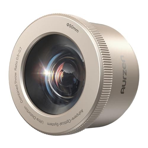 Aurzen AuroraBeam Lens for Boom Air Smart Google TV Projector, Star Projector Accessory, Magnetic Snap-On Design, 5X Bigger Image, Wide Angle, Projector Optical Filter for Immersive Viewing