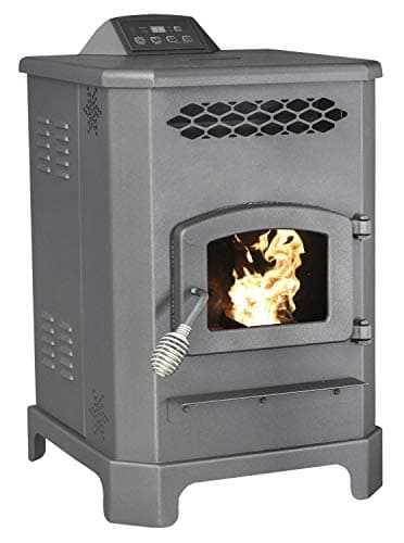 US Stove 5501S 2,200 Sq. Ft. King Mini Pellet Stove with 20 lb. Hopper and Remote