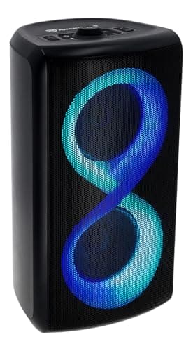 Rockville Elite Party 5 1200w Bluetooth LED Party Speaker, Extremely Loud, Bass Boost, Portable, Wireless Linking, 1 Hour Fast Charging