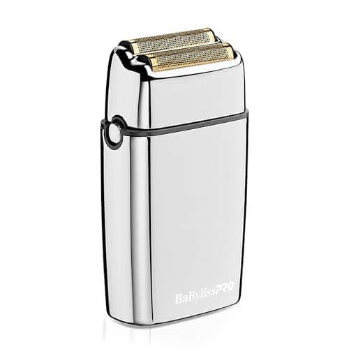 BaBylissPRO Barberology Double Foil Shaver, FXFS2 SILVERFX Professional Electric Shaver