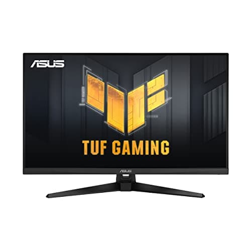 ASUS TUF Gaming 31.5” 1440P HDR Monitor (VG32AQA1A) - QHD (2560 x 1440), 170Hz, 1ms, Extreme Low Motion Blur, FreeSync Premium, DisplayPort, HDMI, HDR-10, Shadow Boost, VESA Wall Mountable