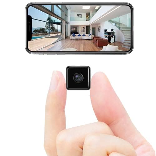 Mini Indoor Security Wireless Home Camera Small Outdoor WiFi Pet Cameras,2024 Upgraded 1080P Tiny Nanny Cam, Wide Angle,Night Vision,Homes Indoor Outdoor Camera, No Need WiFi Camera,For Home Security