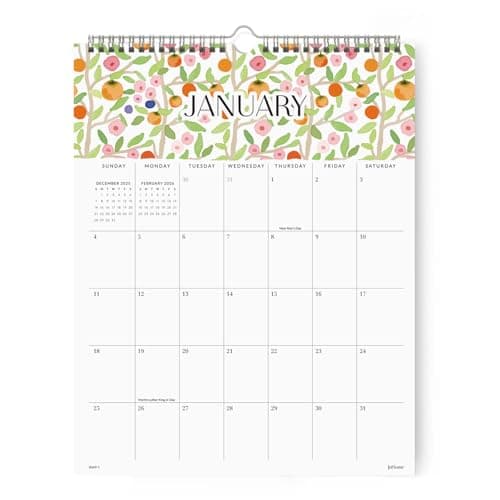 Jotsome 2026 Wall Calendar, Large Monthly Calendar 11.2"x14.2" From Now to December 2026, Hanging Calendar for Home and Office, Easy Organizing