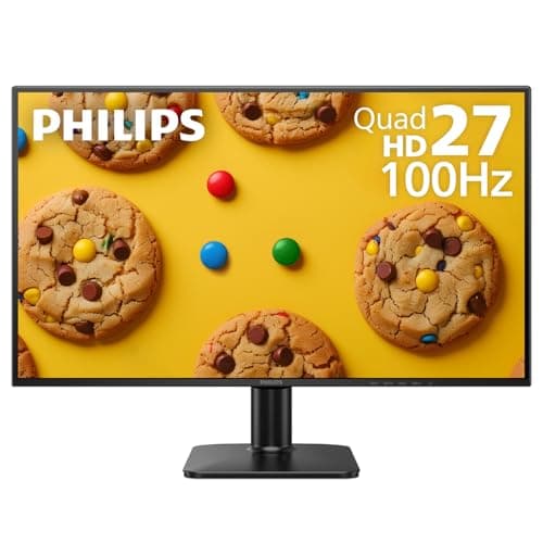 Philips 27E2N1510 27" Quad HD Monitor - IPS Technology, 100Hz, 1ms MPRT, Adaptive-Sync, LowBlue Mode, VESA Mount, HDMI & DisplayPort