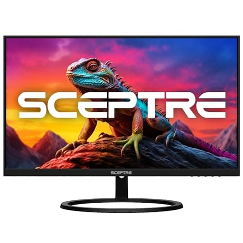 Sceptre 27" IPS 2K Monitor QHD 2560 x 1440 75Hz Edgeless DisplayPort HDMI Build-in Speakers Machine Black