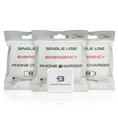 Boostrcharge Single-Use Emergency Charger (Lightning, 3)