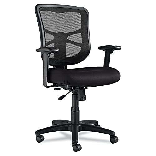 Alera Elusion Series Mesh Mid-Back Swivel/Tilt Chair ALEEL42BME10B Each