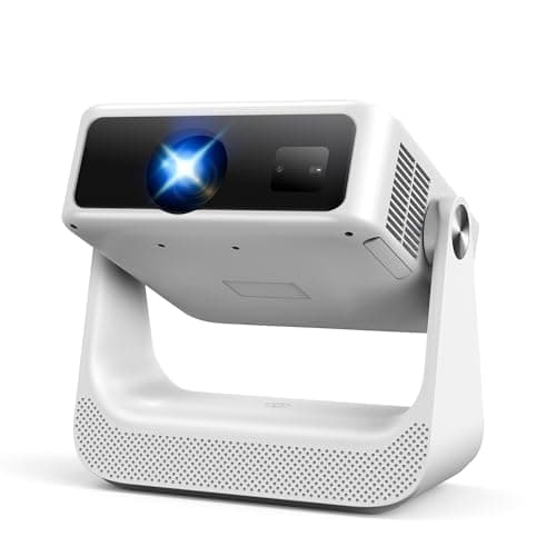 【Buit-in Google TV & Voice Control】Smart Projector with WiFi 6 and Bluetooth, 4K Support Movie Outdoor Projectors Compatible with Netflix/Prime Video/YouTube, Auto Focus Home Proyector