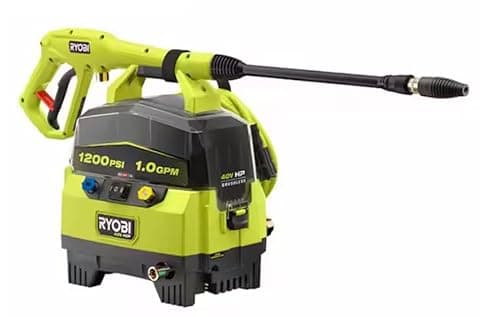 RYOBI 40V 1200 PSI 1.0 GPM Cordless Electric Cold Water Pressure Washer (Tool Only) (Renewed)