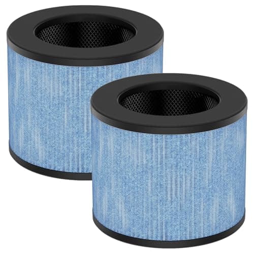 F100 Filter Replacement, Compatible with Instant AP100 Small Air Puri-fier, 3-in-1 H13 True HEPA Filter & Activated Carbon Filtration, Part# F100, 2 Pack