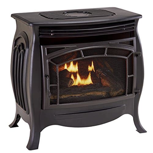 Duluth Forge Dual Fuel Vent Free Gas Stove - Model FDSR25, 26,000 BTU, Matte Finish, Remote Control