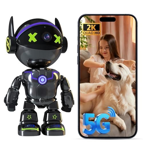 Cameras for Home Security Indoor Window, 2K 2.4&5Ghz Indoor Camera WiFi Wireless Pet/Nanny/Dog Camera Phone App, Human Detection Color Night Vision, 2 Way Talk, AI Notification Smart Search Monitor