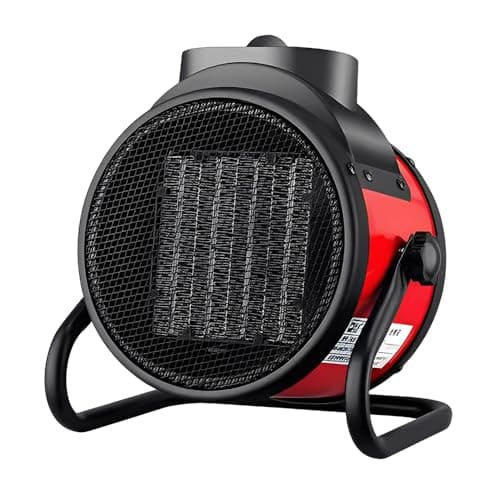 Saker 3000W Powerful Portable Heating Cannon for Outdoor&Indoor, PTC Ceramic Electric Small Space Heater, 90° Adjustable, 120V, Fast Heat With Protection for Greenhouse, Garage, Bedroom, Home Office