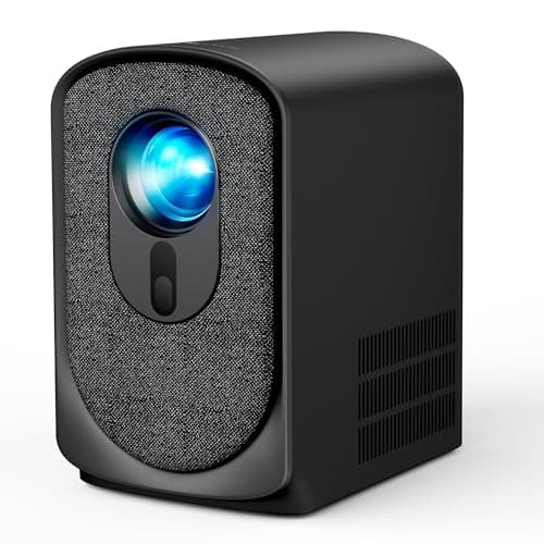 Wireless Mini Projector with WiFi and Bluetooth 5G, Portable Projector Support 4K Movie Video Projection, Electric Focus 350ANSI Phone Projector Home and Outdoor Cinema with HDMI Cable