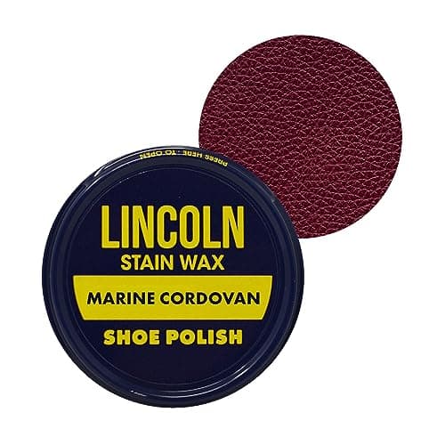 Lincoln Shoe Polish Wax - 2-1/8 oz | Made in USA Since 1925 - Marine Cordovan