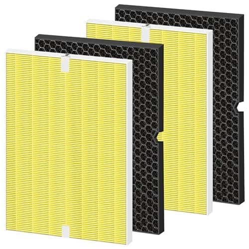 116131 Replacement Filter I for Winix C555 5500-2 Am80 Plasmawave Air Purifier True HEPA Carbon Filter,2 Set