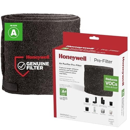 Honeywell Premium Odor-Reducing Air Purifier Replacement Pre-Filter, HRF-APP1 / Filter (A+), Black