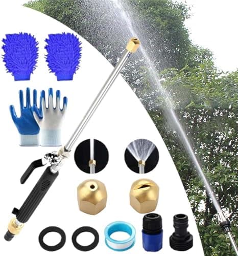 Hydro 3000 PSI for Water Hose, Hydro High Pressure Washer with 2 Jet and Hose (Black)