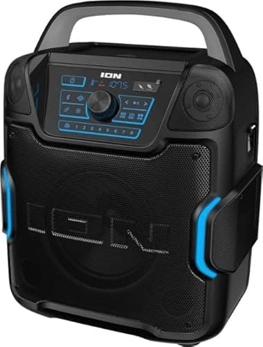 ION Audio Sport 320 All-Weather IPX5 Portable Bluetooth Speaker with 320° Degree Premium 5-Speaker Sound (Renewed)