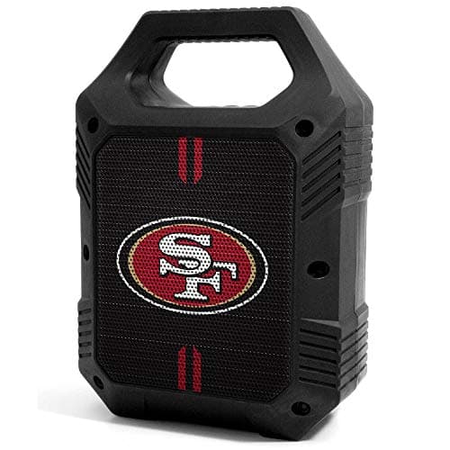 SOAR NFL ShockBox XL LED Wireless Bluetooth Speaker, San Francisco 49ers