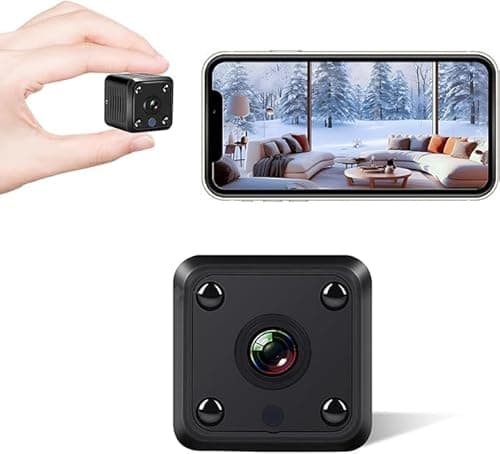 Hidden Cameras - Spy Camera - Nanny Cam - Best Mini Camera - Small WiFi Wireless Pet Cameras -1080P HD Security Camera - Surveillance Camera with Motion Detection and Night Vision for Home Security