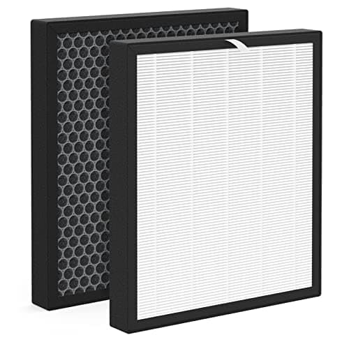 2 Pack XJ-3800 Replacement Filter Compatible with Surround Air Intelli-Pro/Air Shield/Newport 9000/XJ-3800 Series Purifier