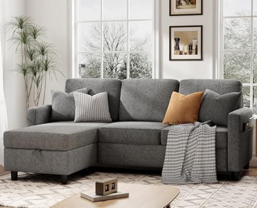 KKL LSHAPEIRISLINEDG Sofas, Grey